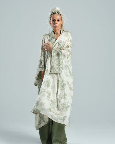 Printed Kimono Robe
