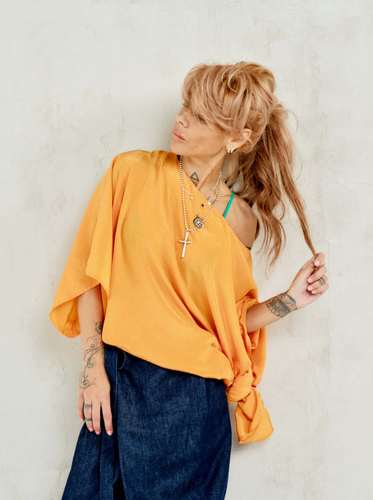 Orange Oversized Мaxi Tunic