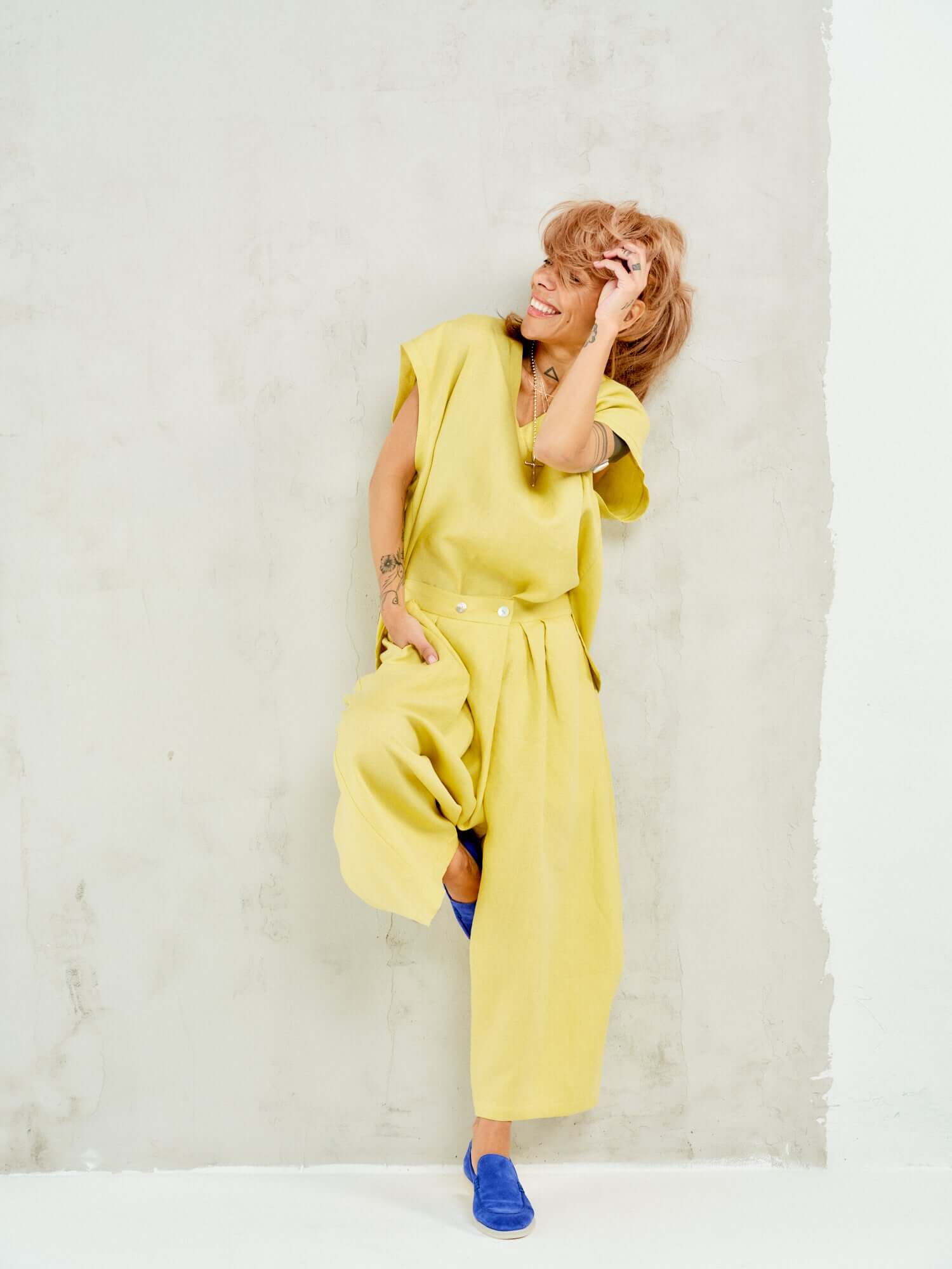 Linen-Blend Co-Ord Set