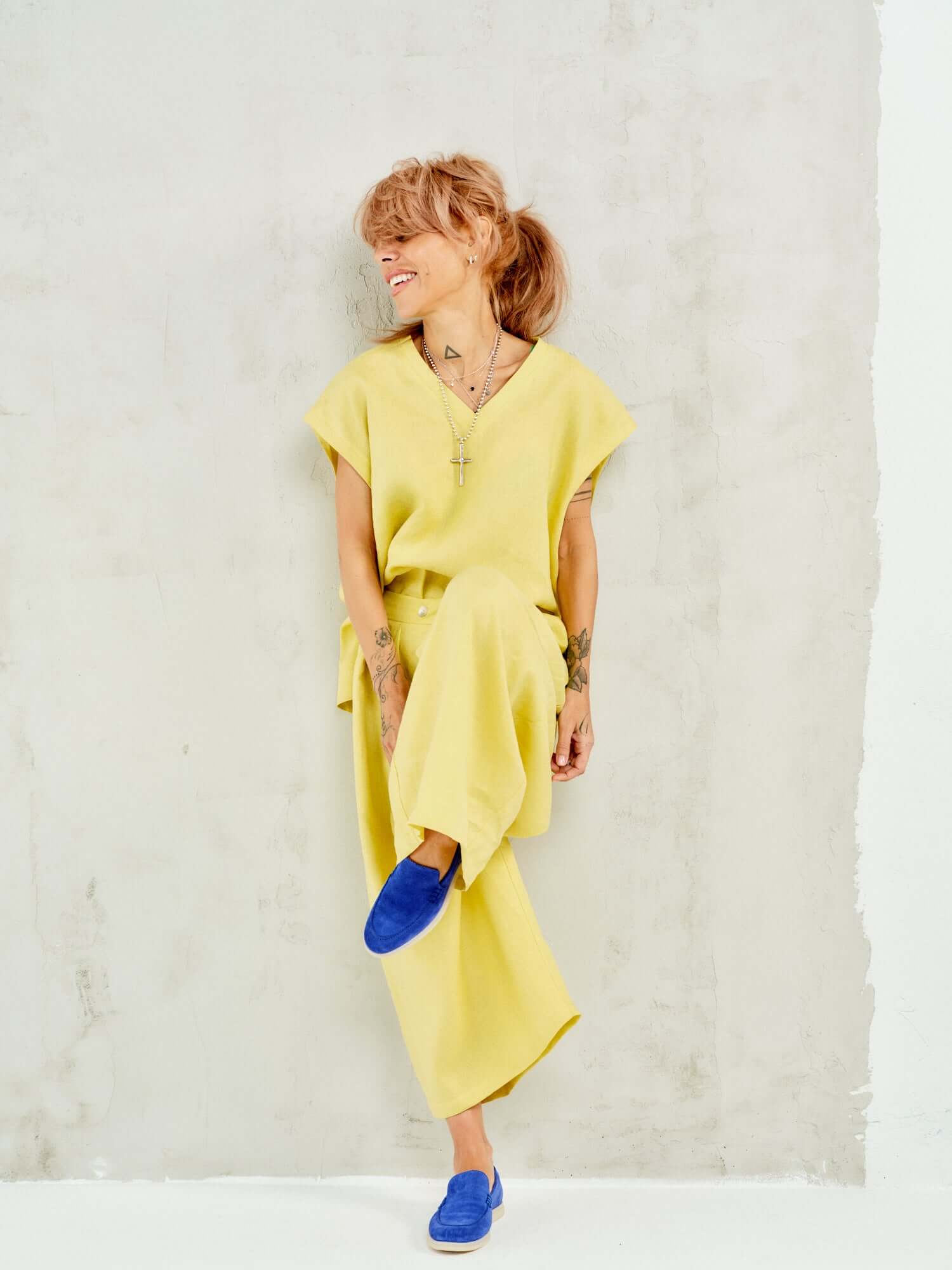 Linen-Blend Co-Ord Set