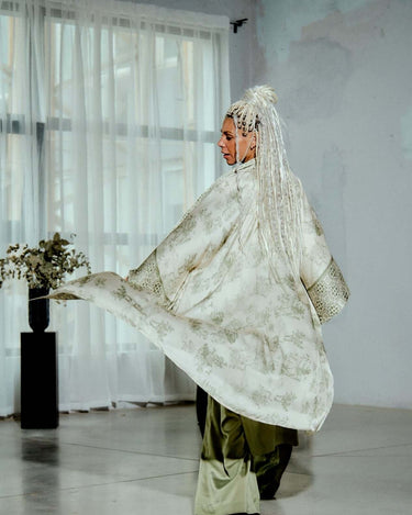 Printed Kimono Robe