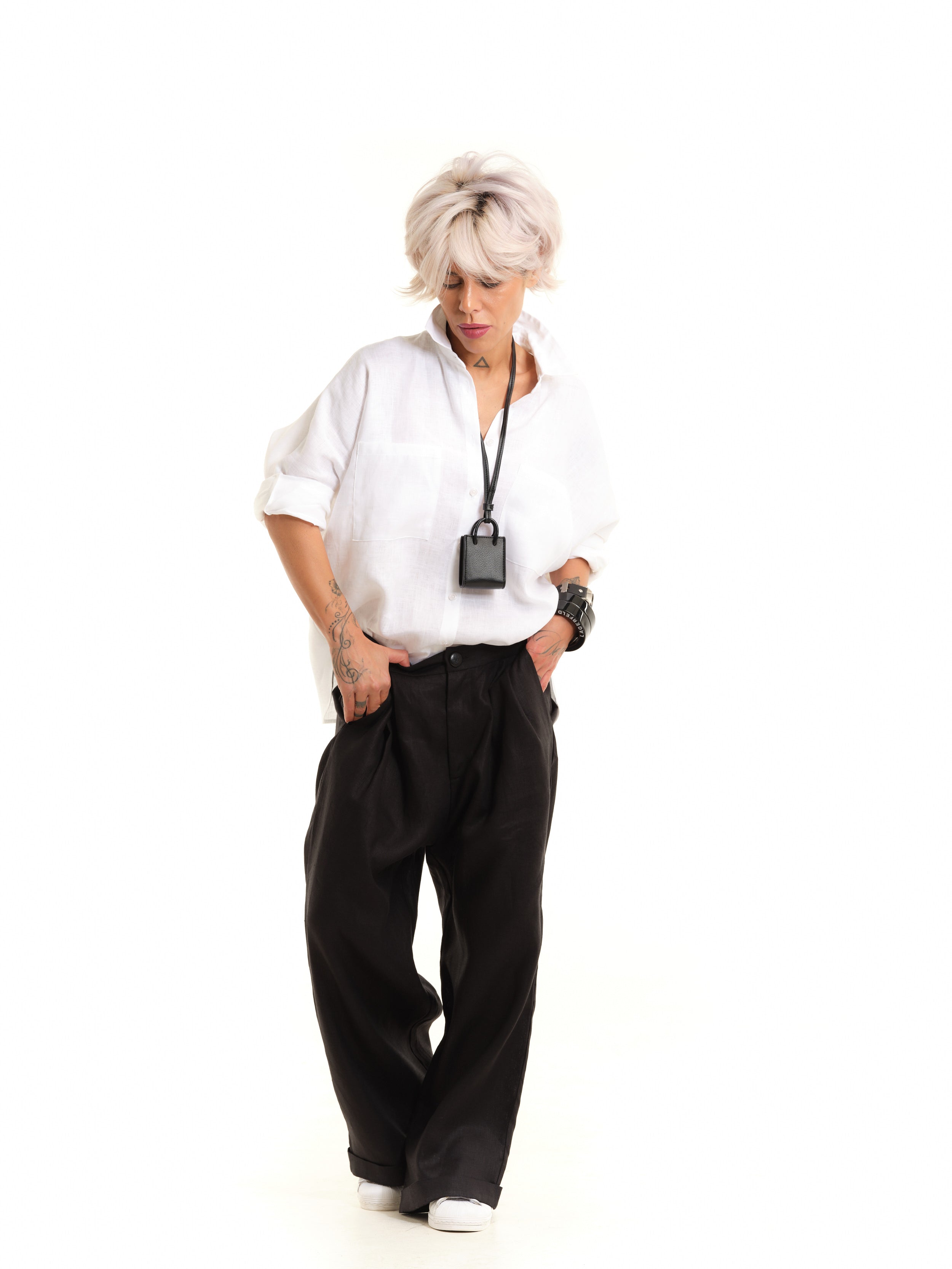 Linen Pants + Linen Shirt Outfit Set