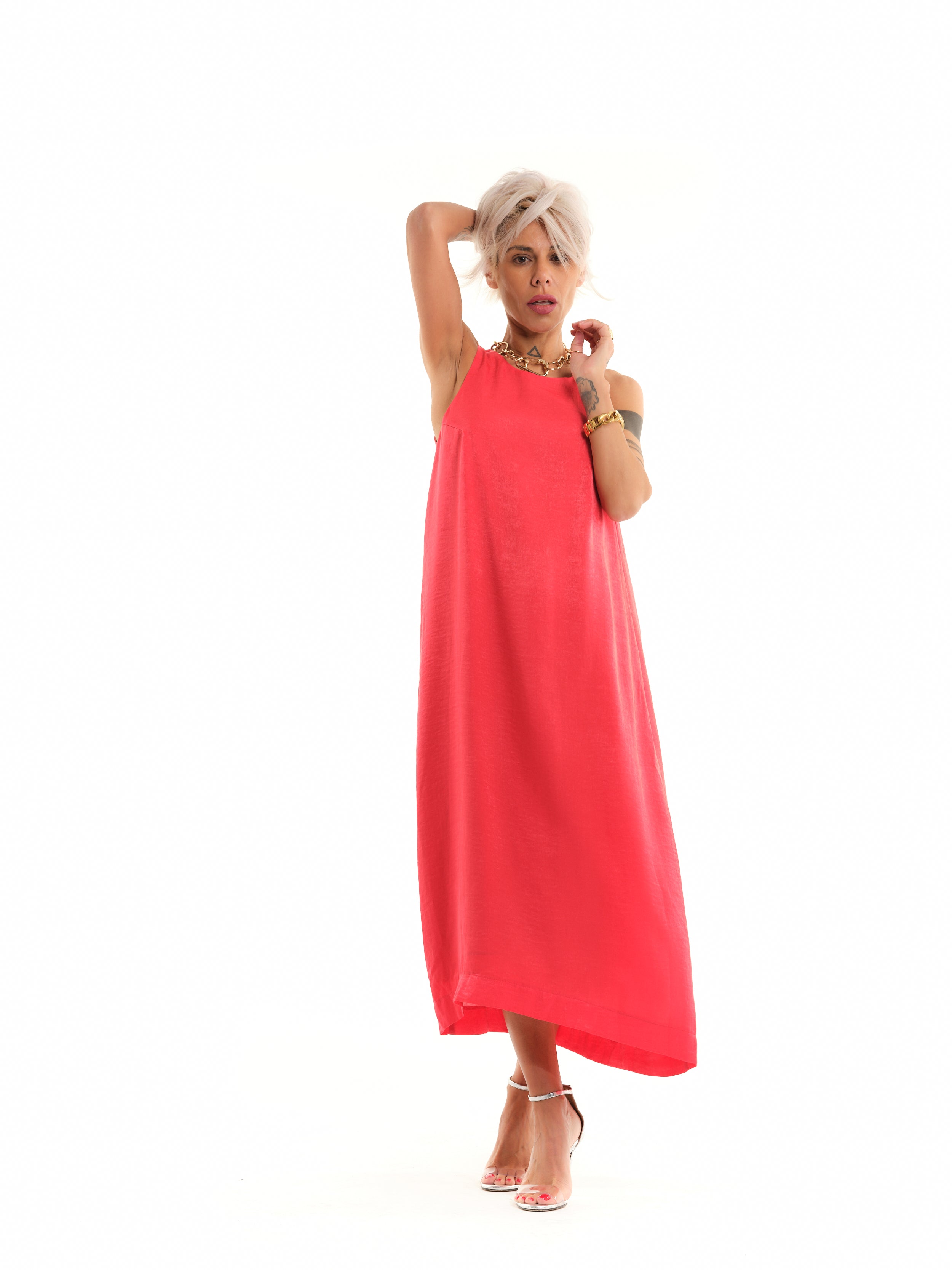 Coral Maxi Dress