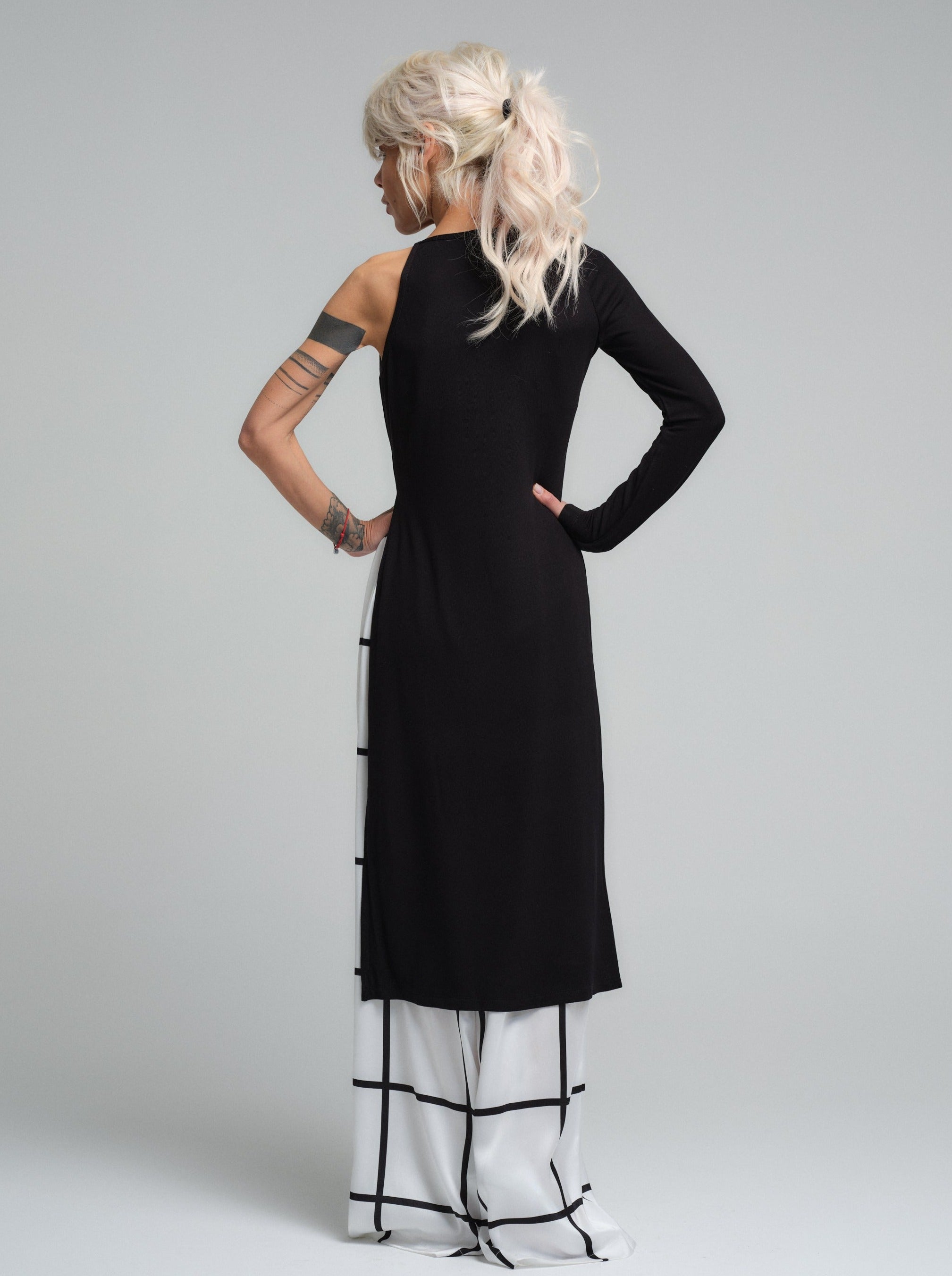 Sleek Black Tunic