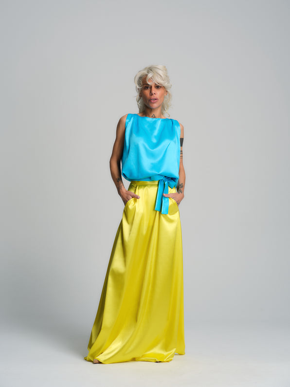 Yellow Maxi Skirt