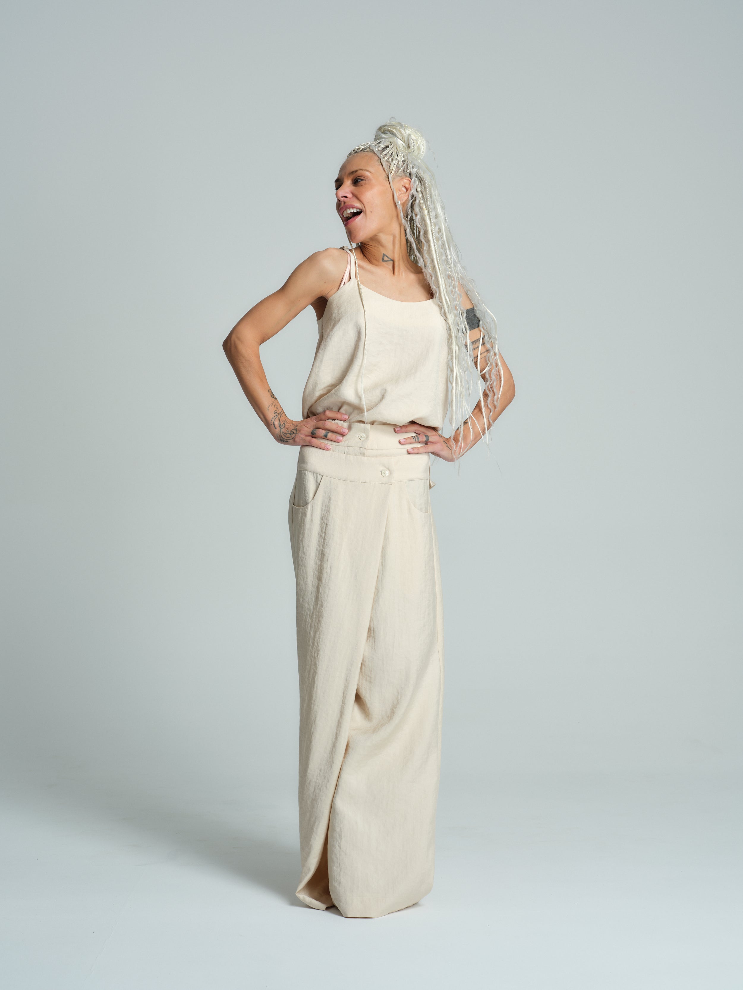 Relaxed Tank Top & Pants Co-Ord Set