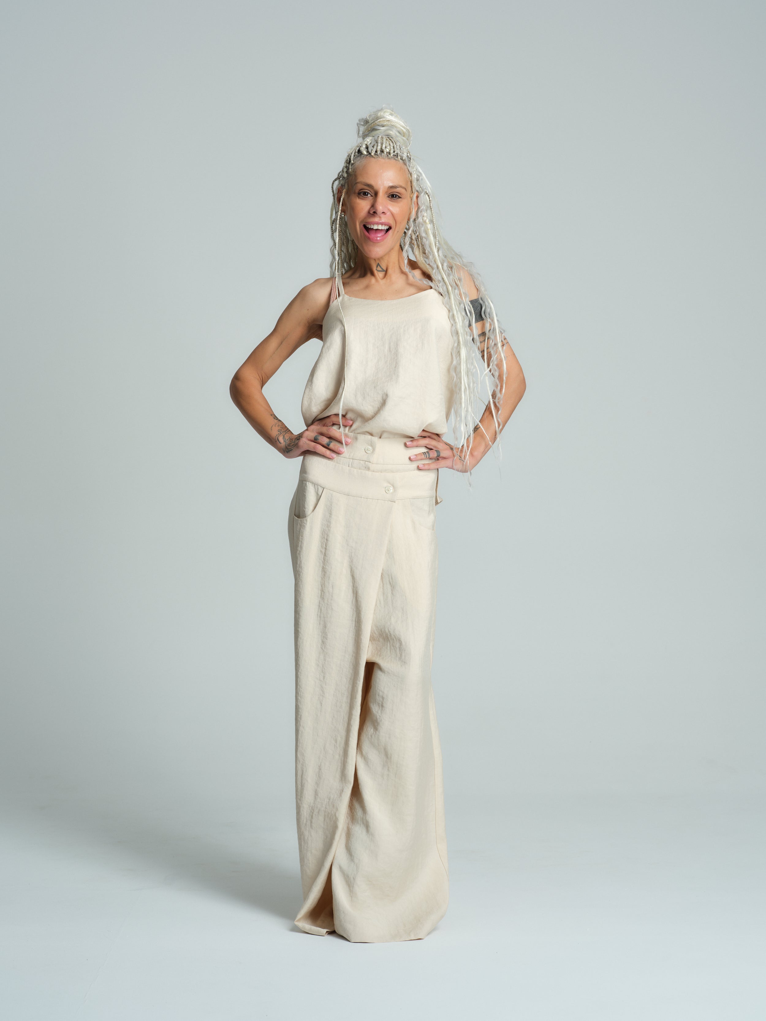 Relaxed Tank Top & Pants Co-Ord Set