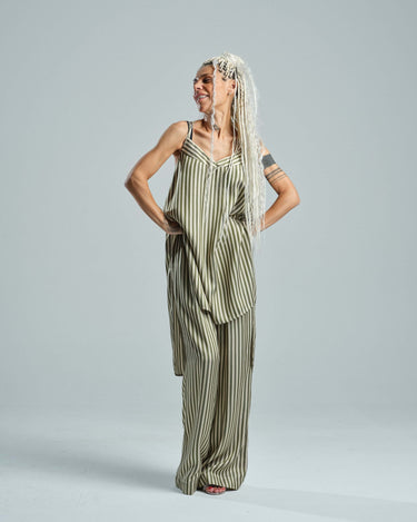 Relaxed Striped Co-Ord Set