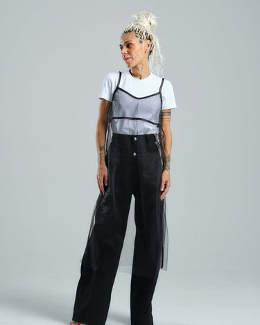 Mesh Tunic & White Top Co-Ord Set
