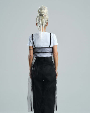 Mesh Tunic & White Top Co-Ord Set