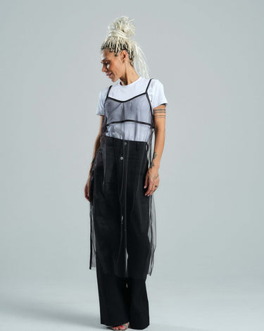 Mesh Tunic & White Top Co-Ord Set
