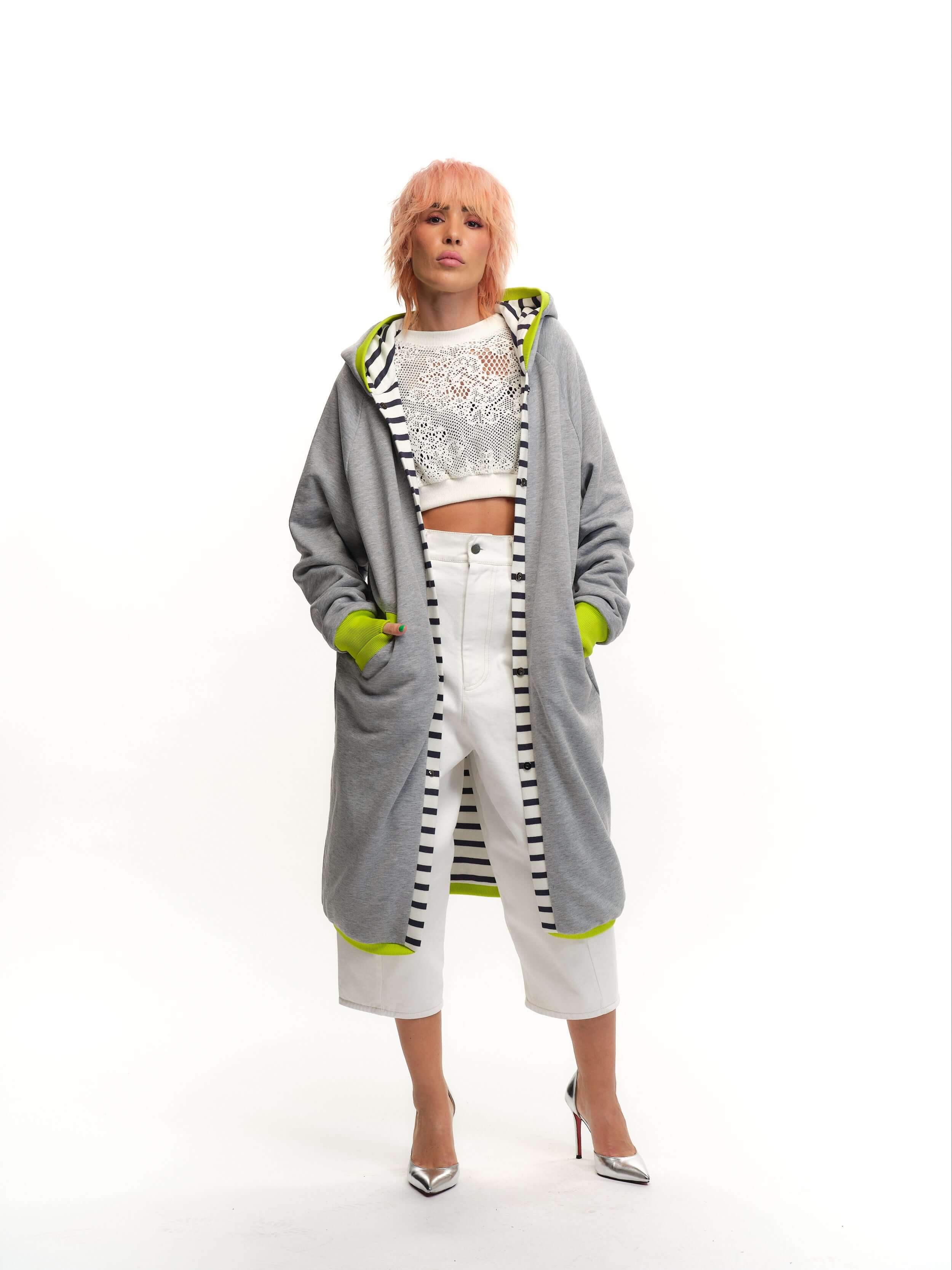 Reversible Maxi Hoodie