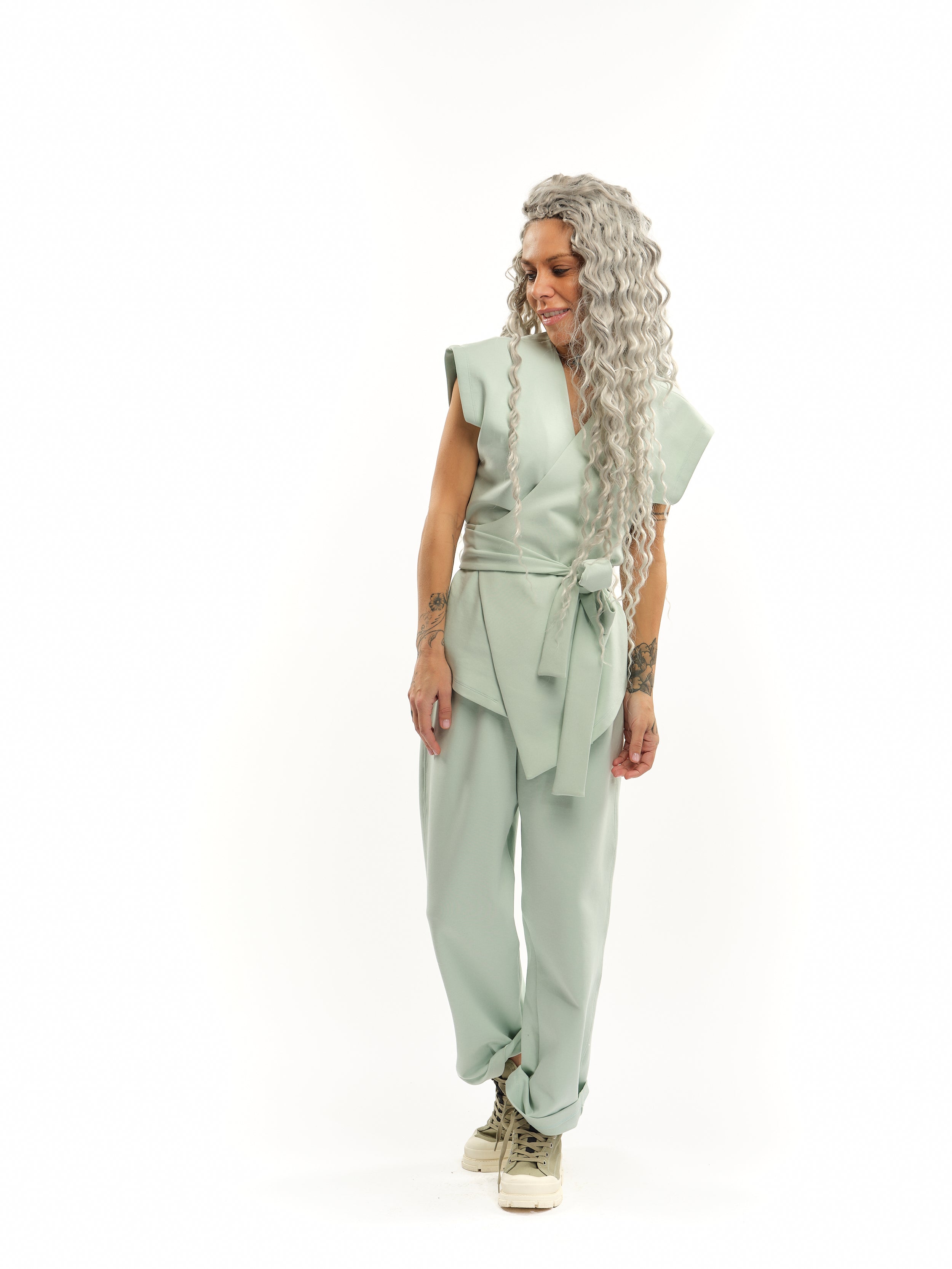 Mint Wrap Co-Ord Set