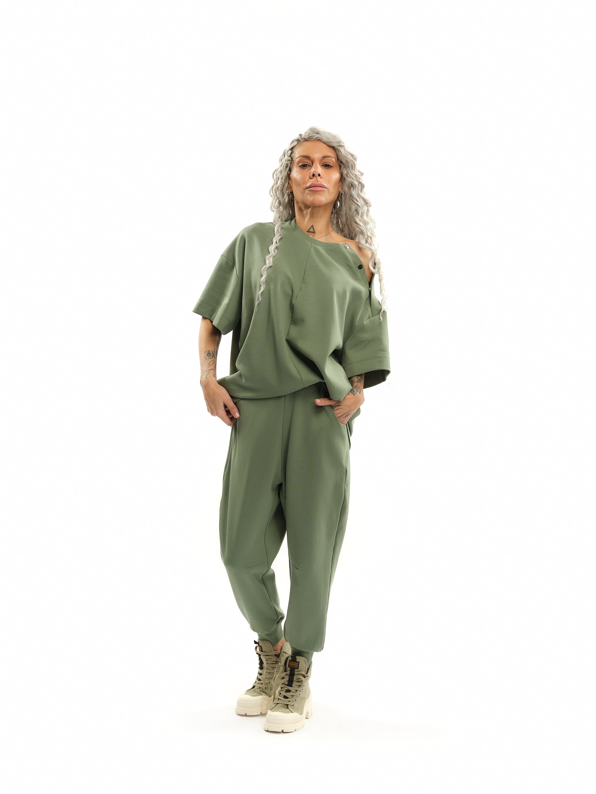 Sage Green 3-Piece Activewear Set