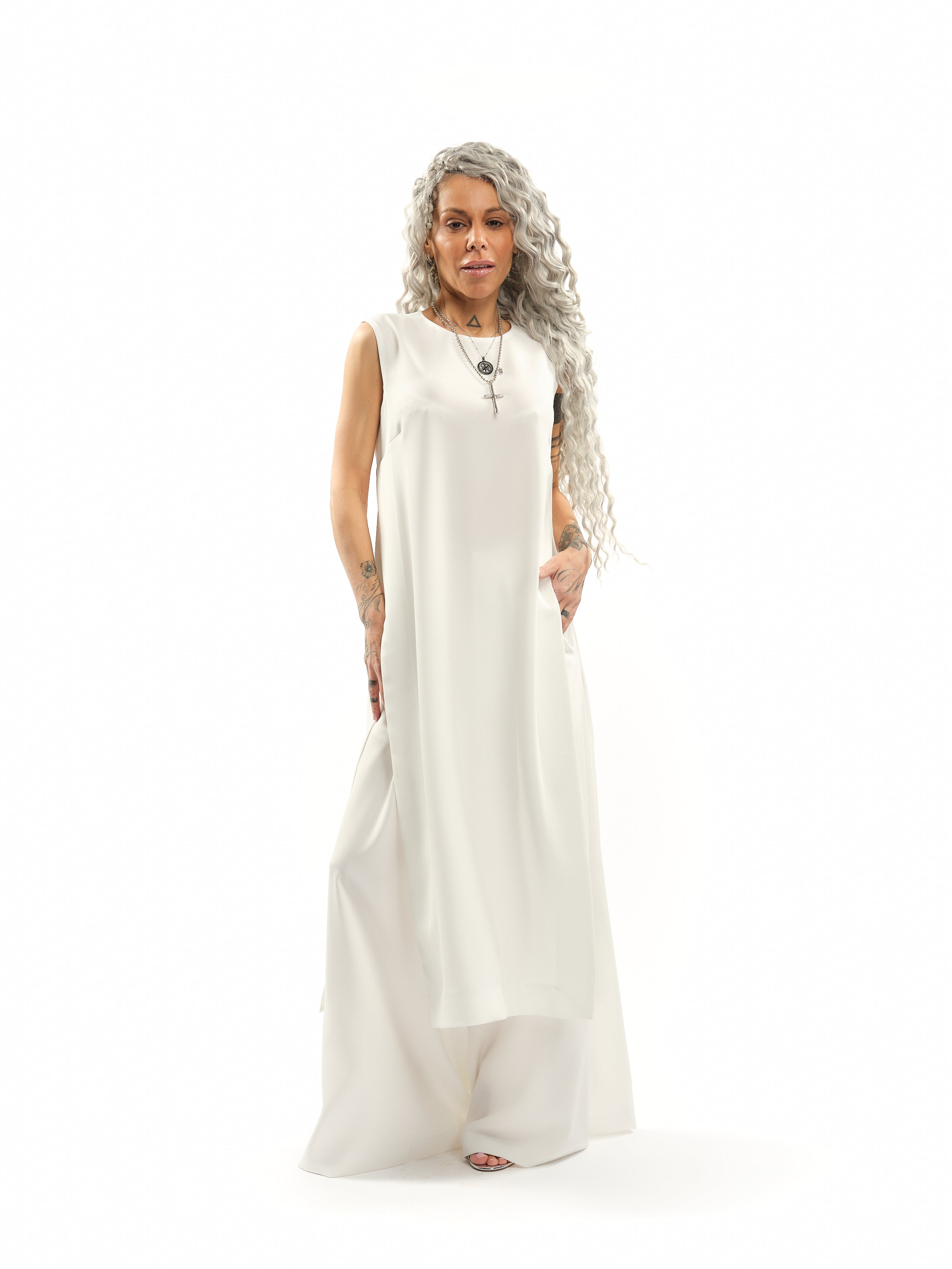 Sleeveless Maxi Tunic