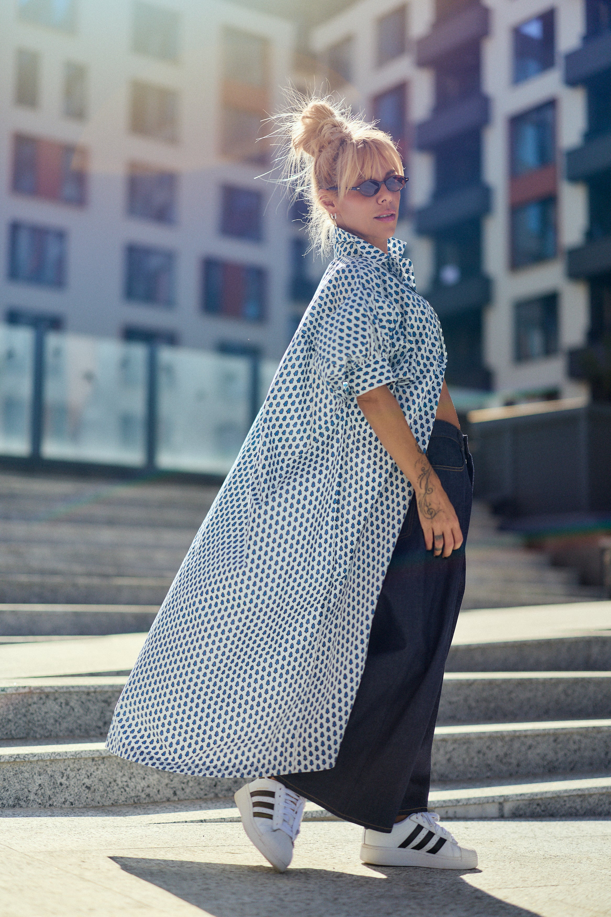 Oversized Shirt Dress