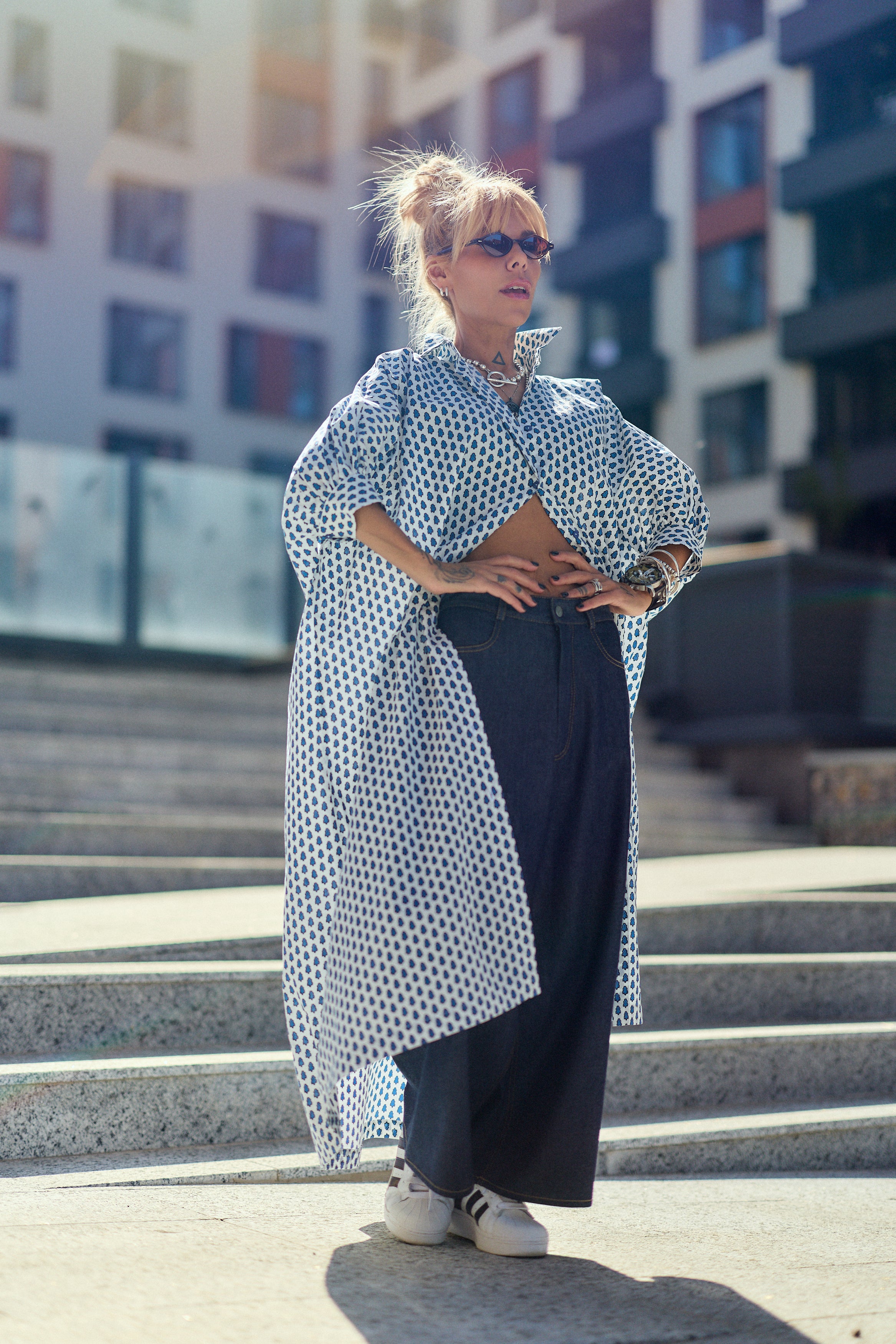 Oversized Shirt Dress