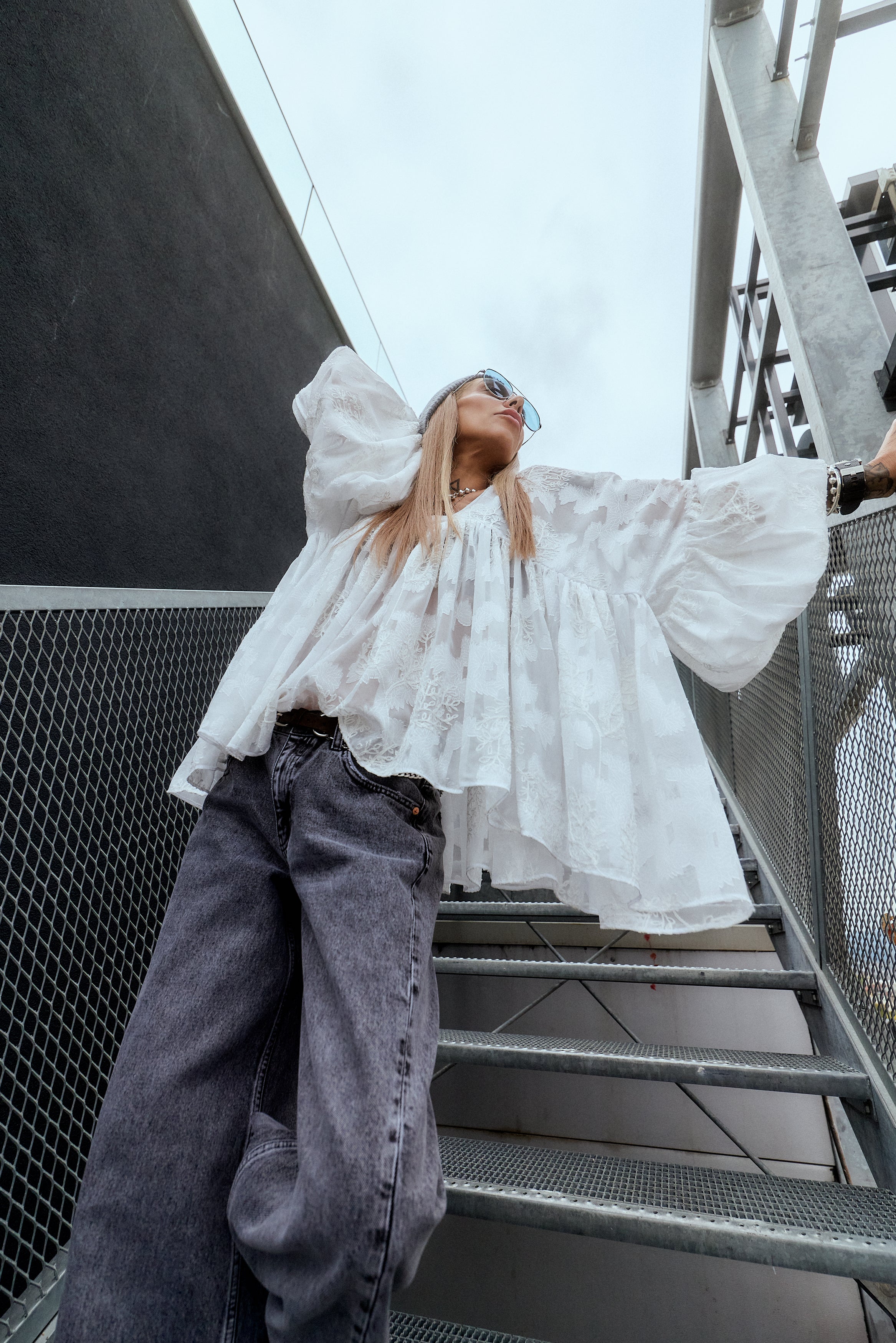 White Sheer Tunic
