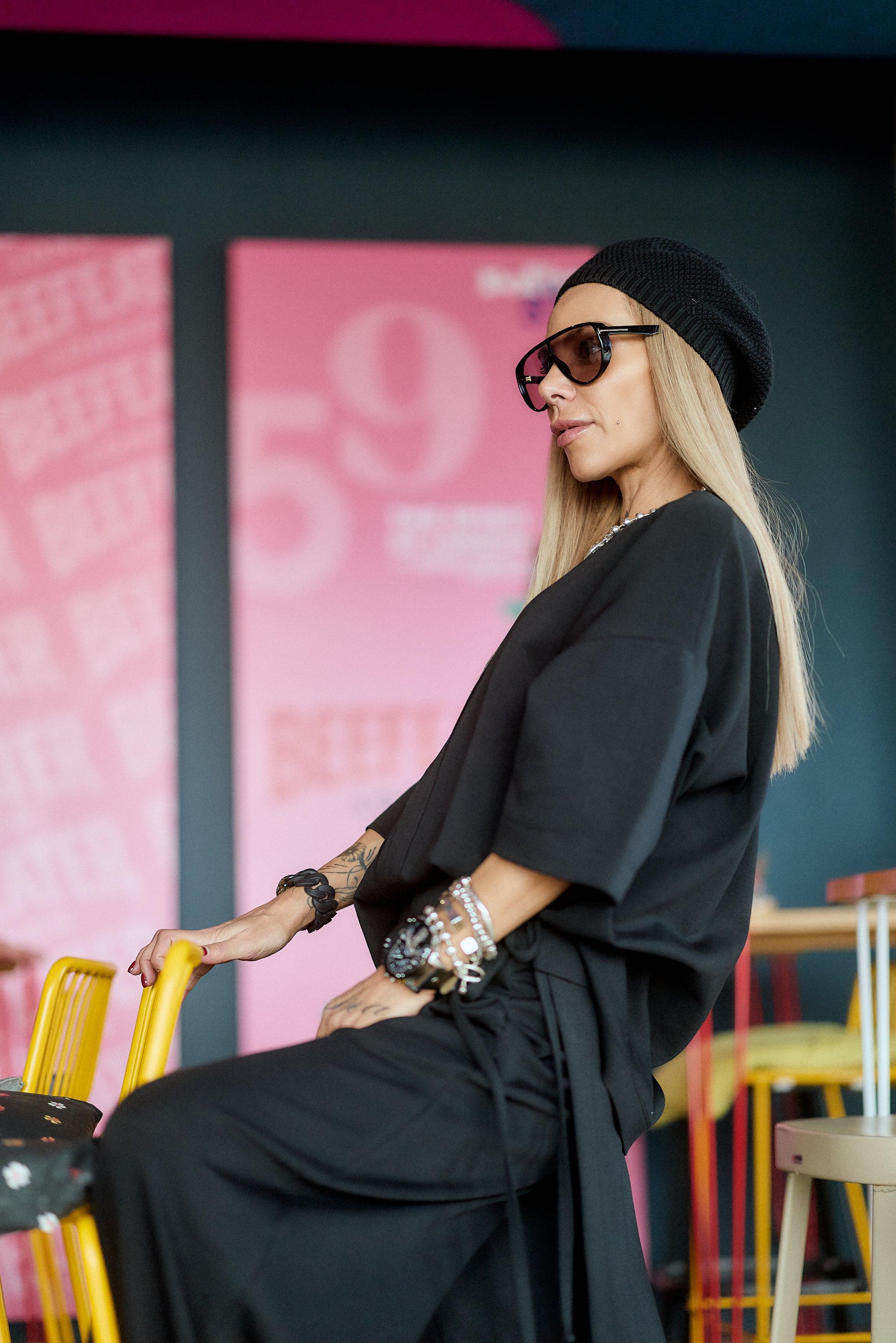 BLACK THREE-PIECE SET