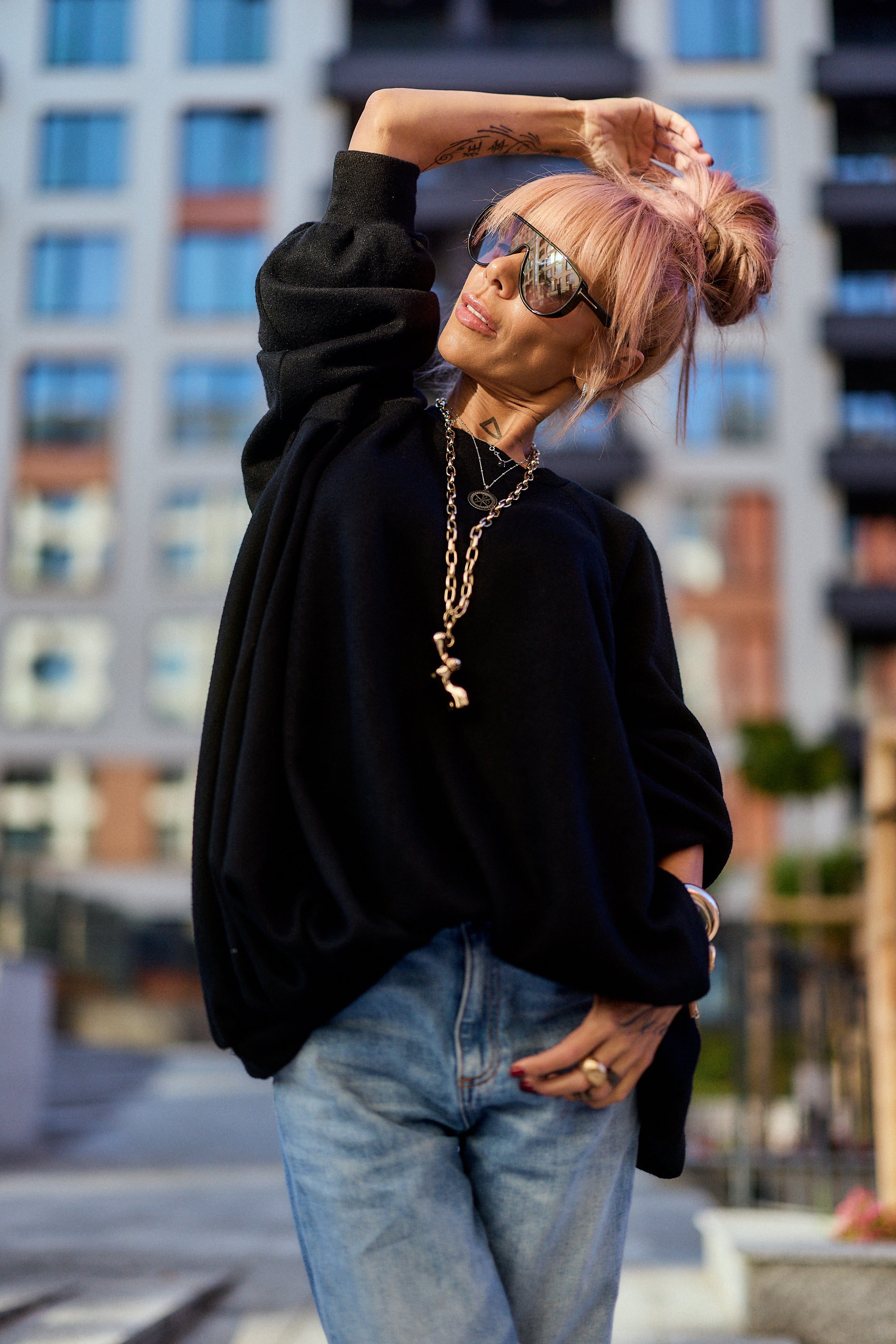 Black Oversized Sweater