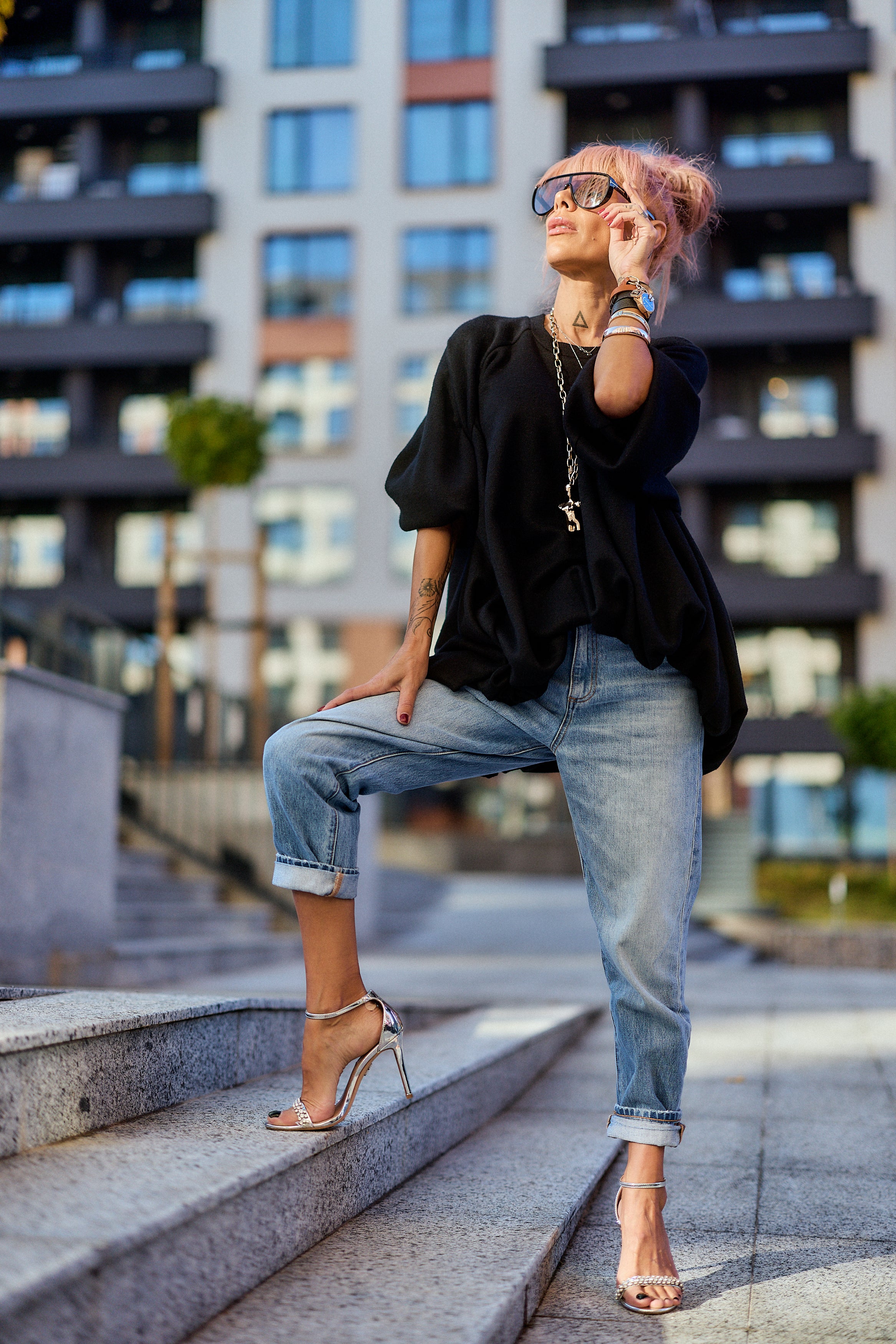 Black Oversized Sweater