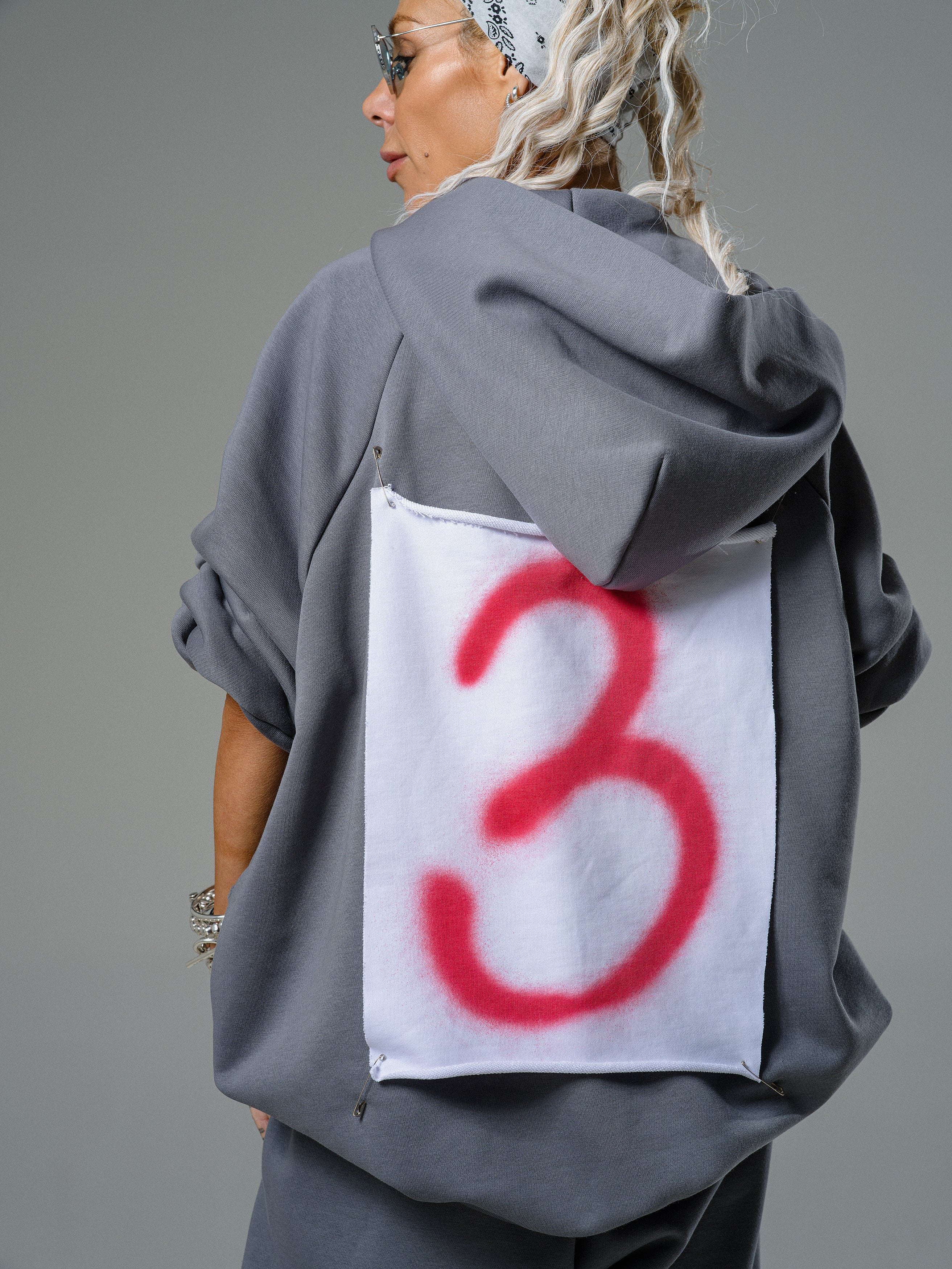 Steel Grey Zip Hoodie and Jogger Set