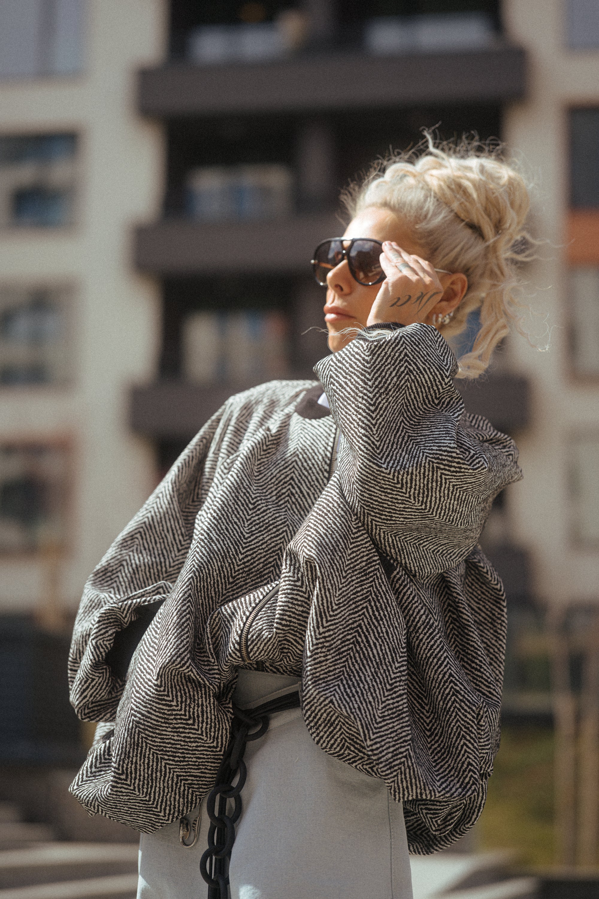 Oversized Textured Jacket