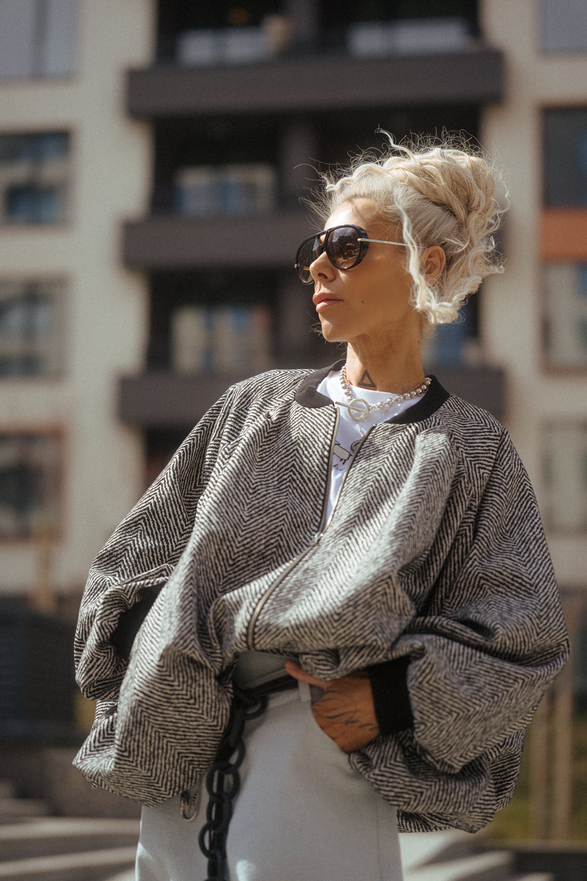 Oversized Textured Jacket