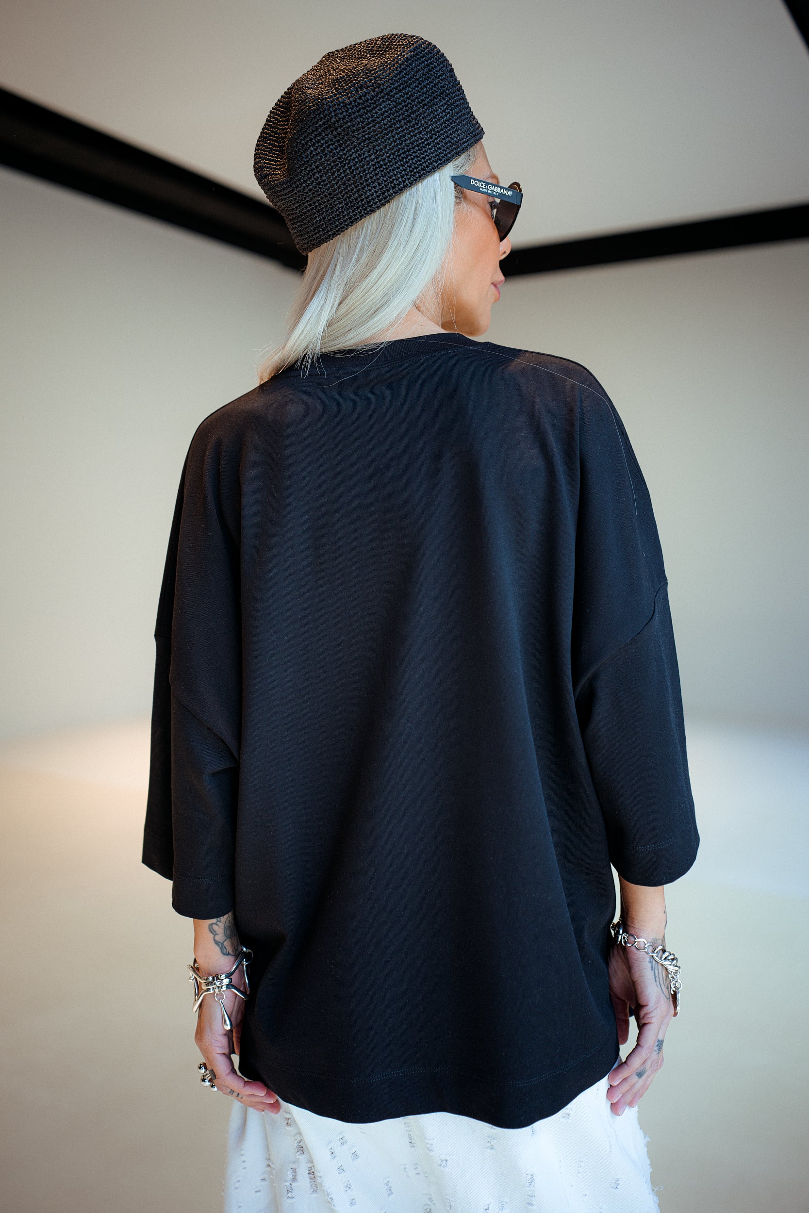 Black Oversized  Graphic T-Shirt