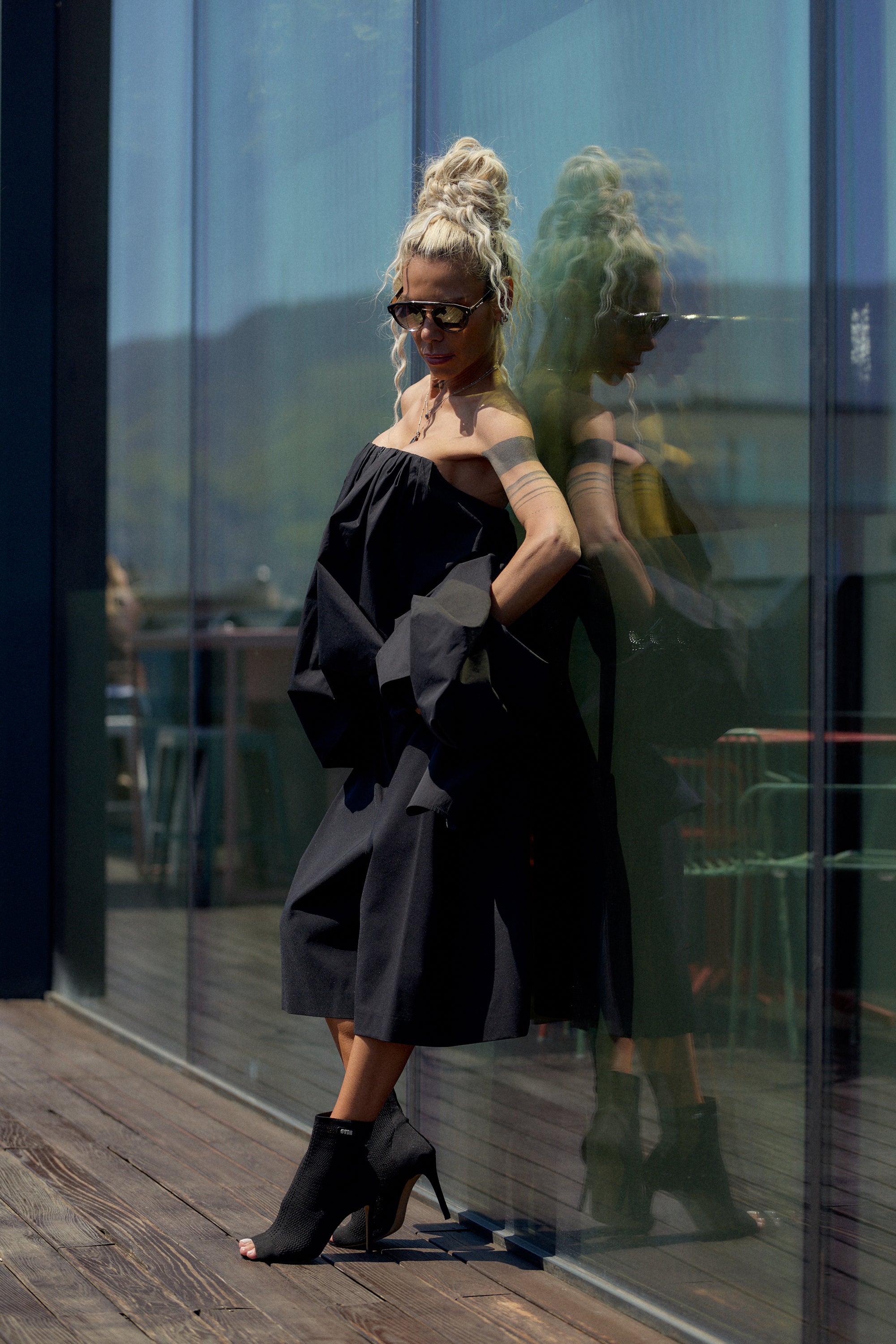Black Bermuda Shorts