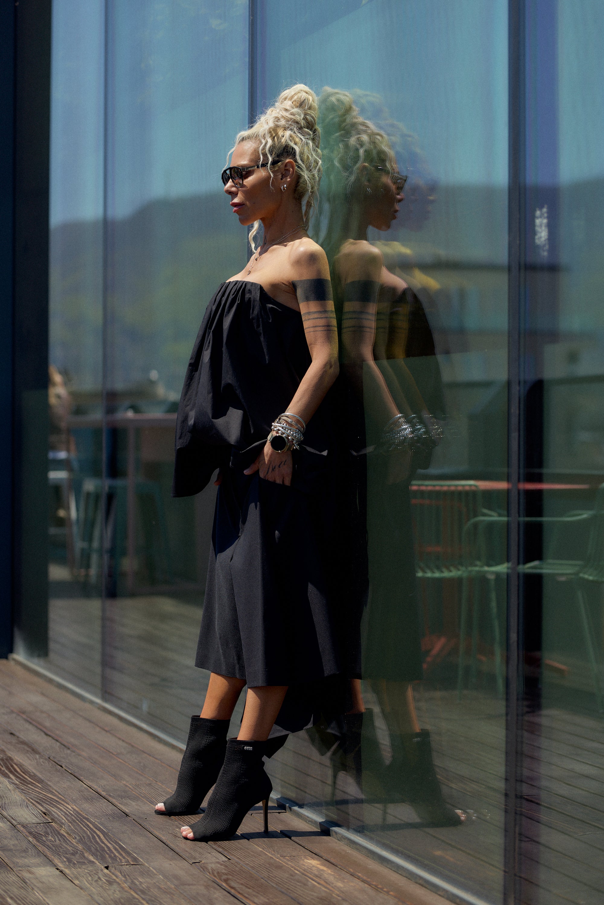 Black Bermuda Shorts