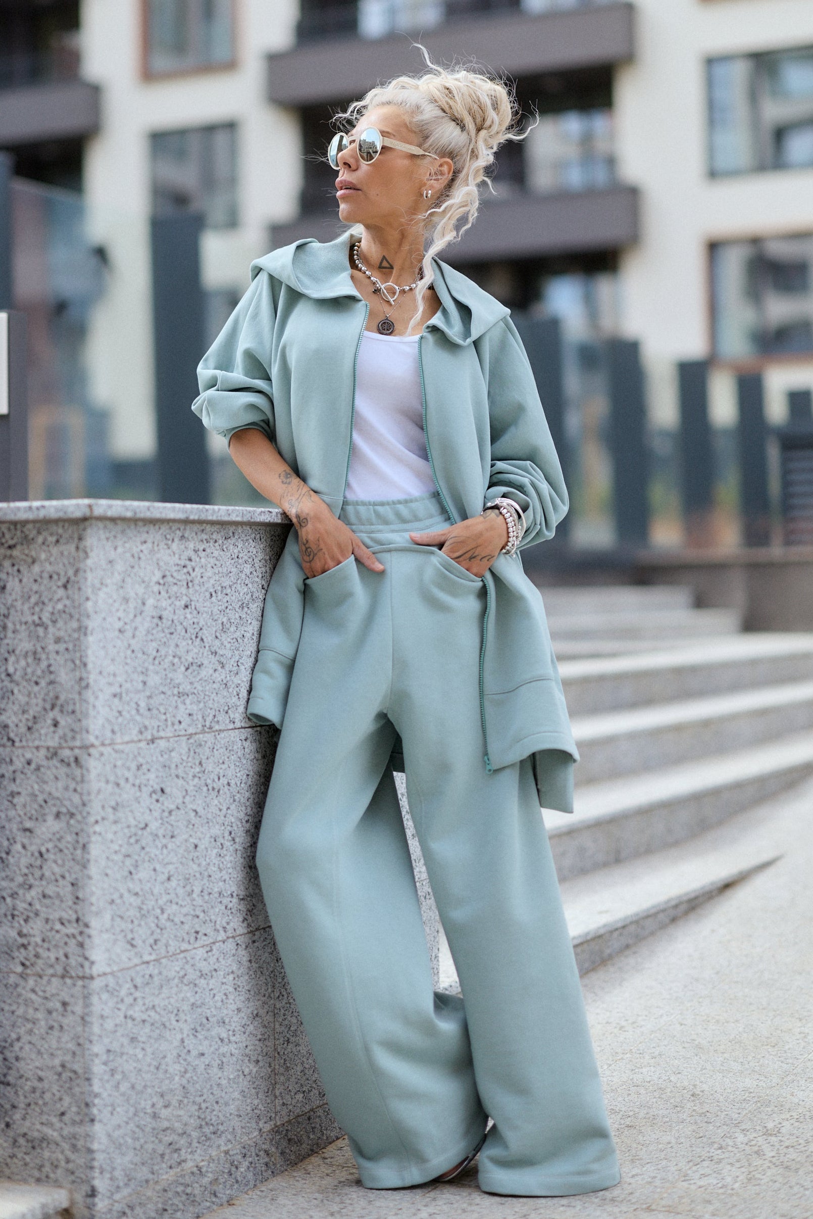 Sage Green Matching Lounge Set