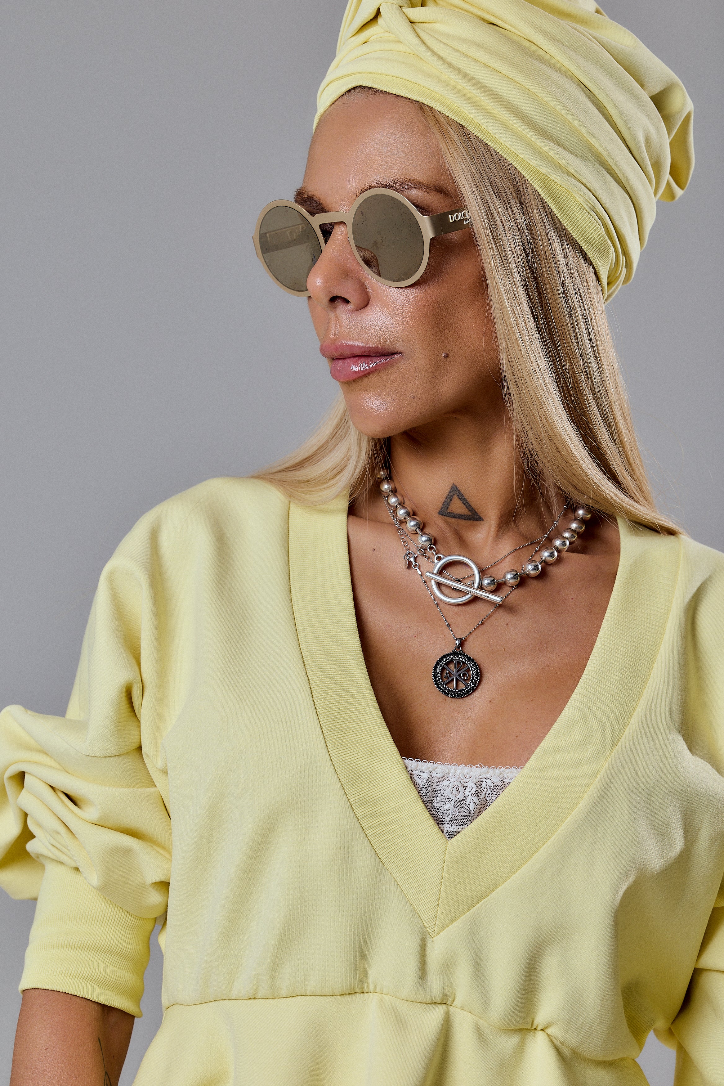 Yellow Two-Piece Set