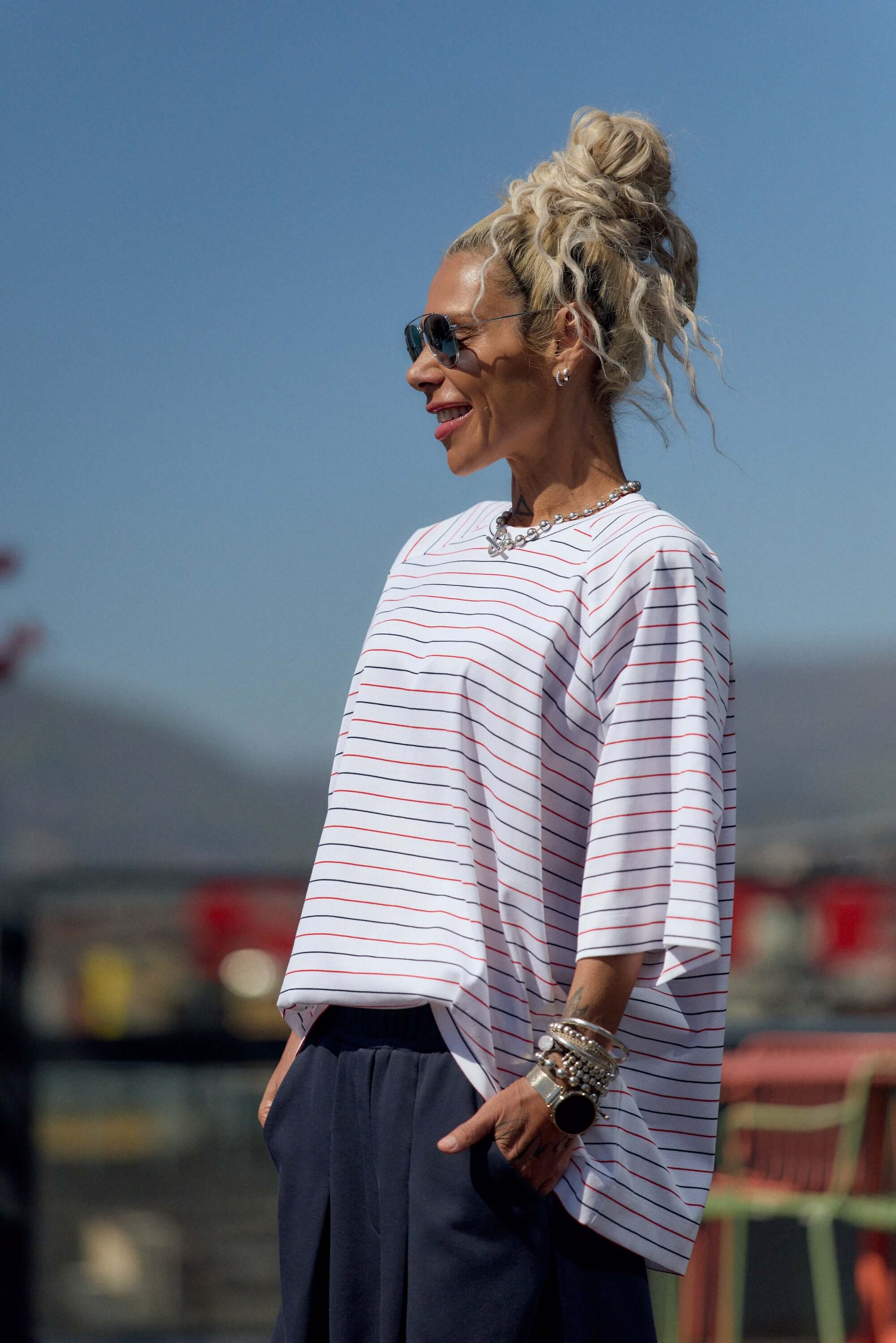 Oversized Striped T-Shirt