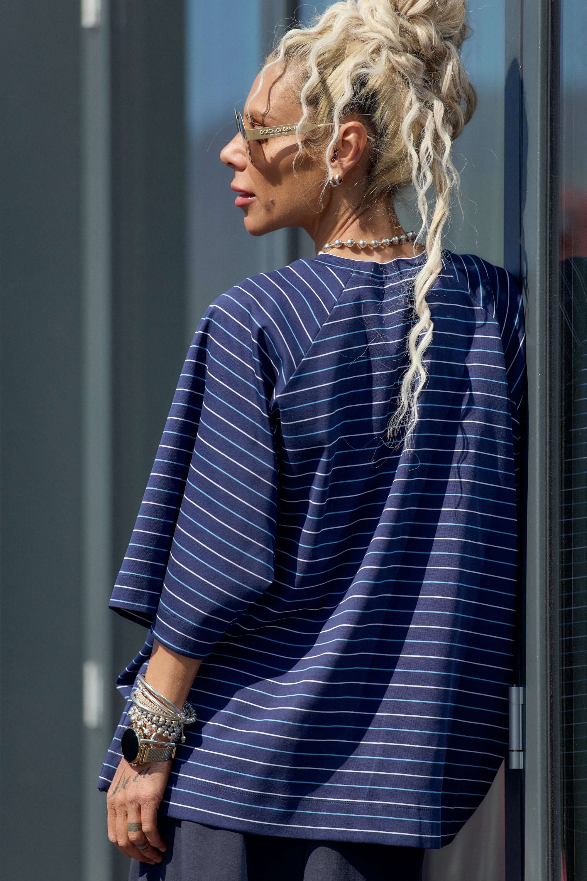 Set of Two Oversized Striped T-Shirts