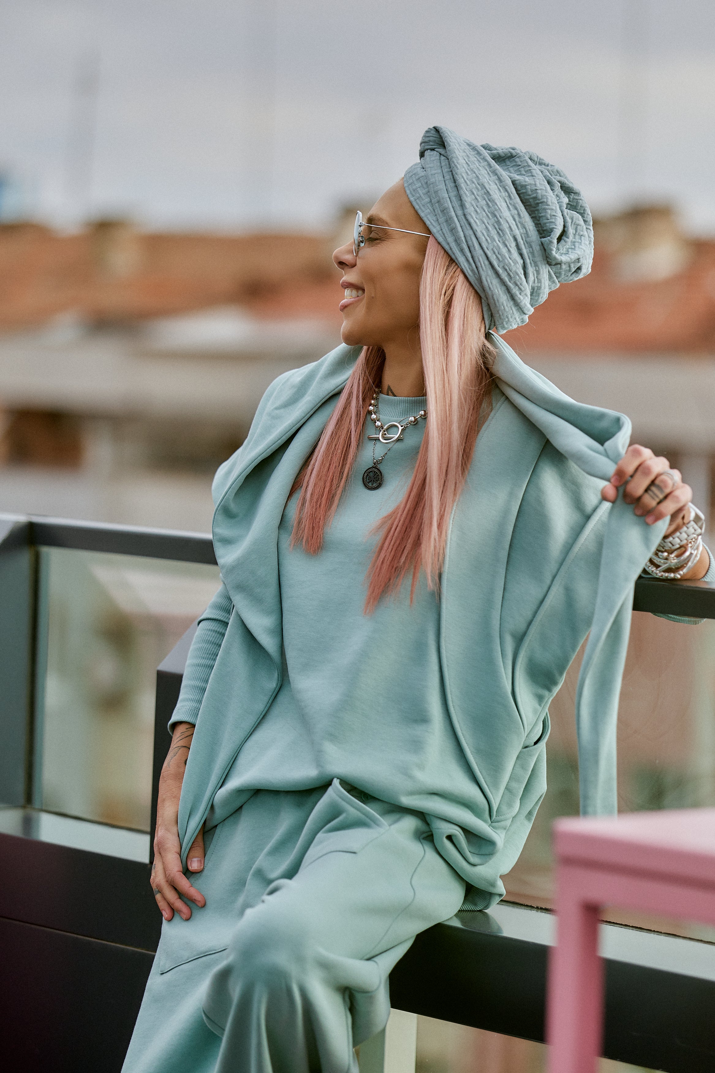 Green Four-Pieces Set