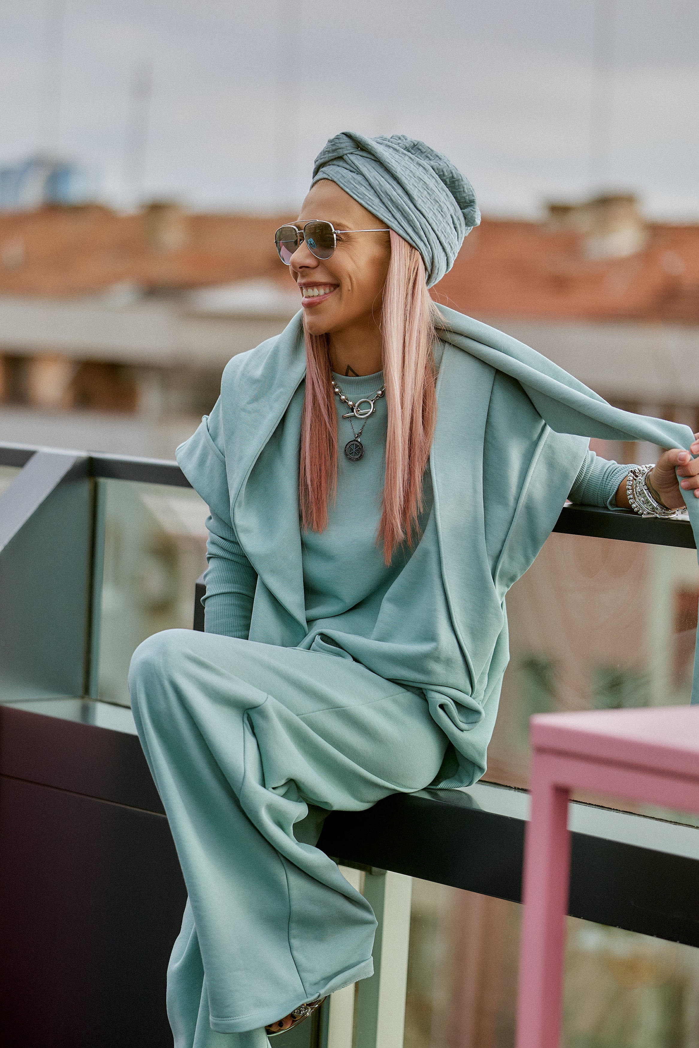 Green Four-Pieces Set