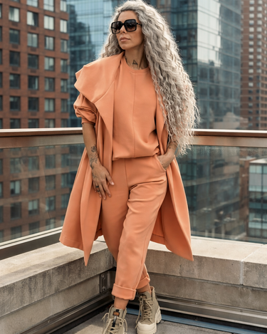 Orange 3-Piece Activewear Set