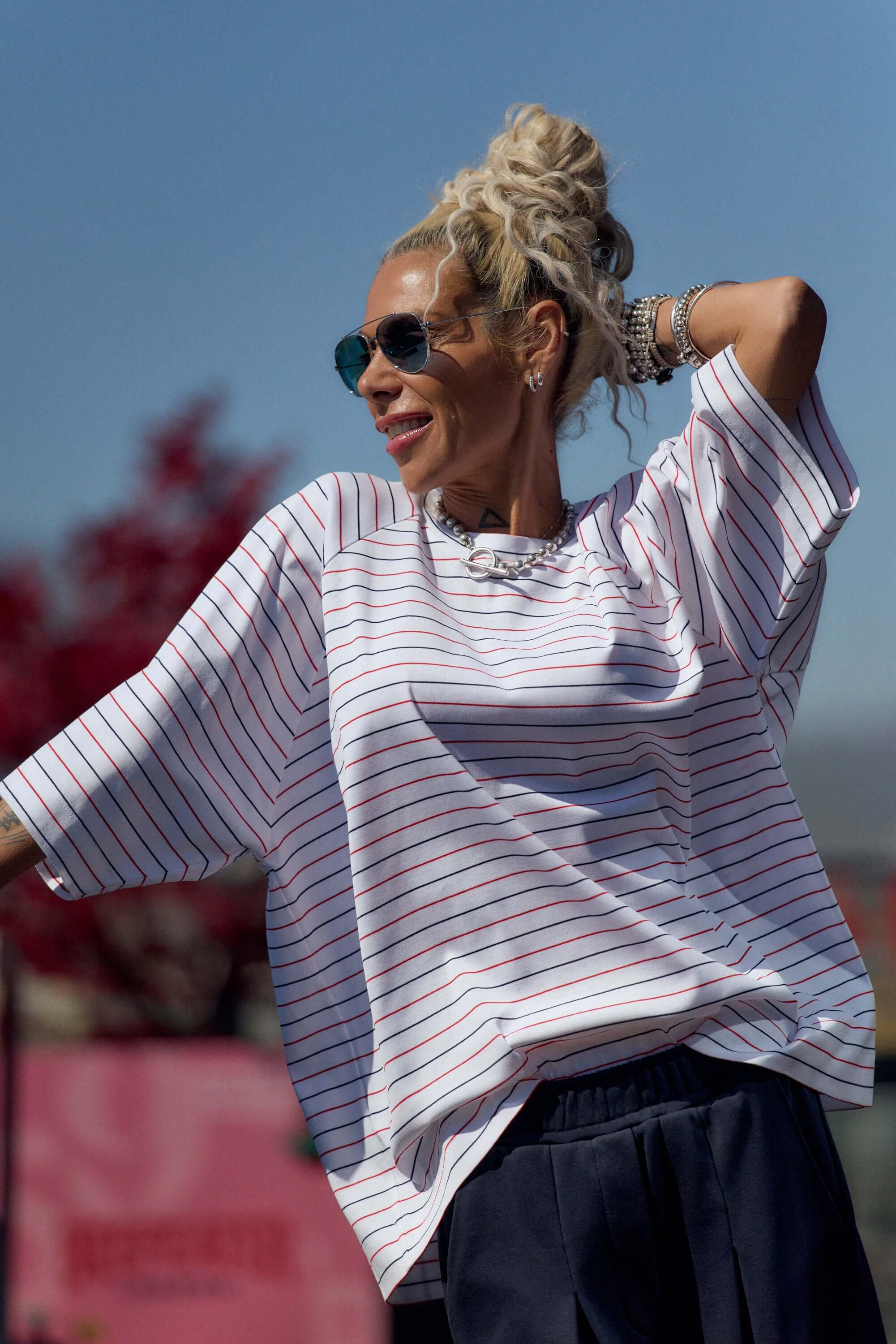 Oversized Striped T-Shirt
