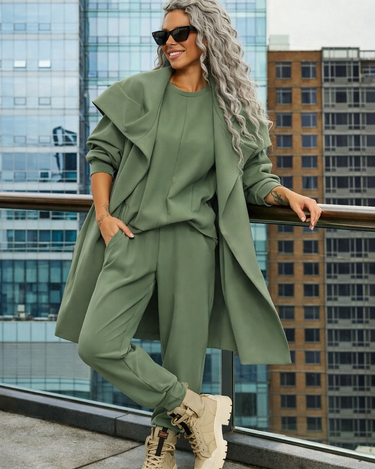 Sage Green 3-Piece Activewear Set