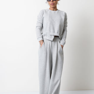 Grey Two Piece Tracksuit Set For Women - Clothes By Locker Room