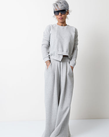 Grey Two Piece Tracksuit Set For Women - Clothes By Locker Room