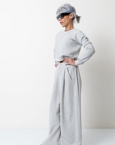Grey Two Piece Tracksuit Set For Women - Clothes By Locker Room