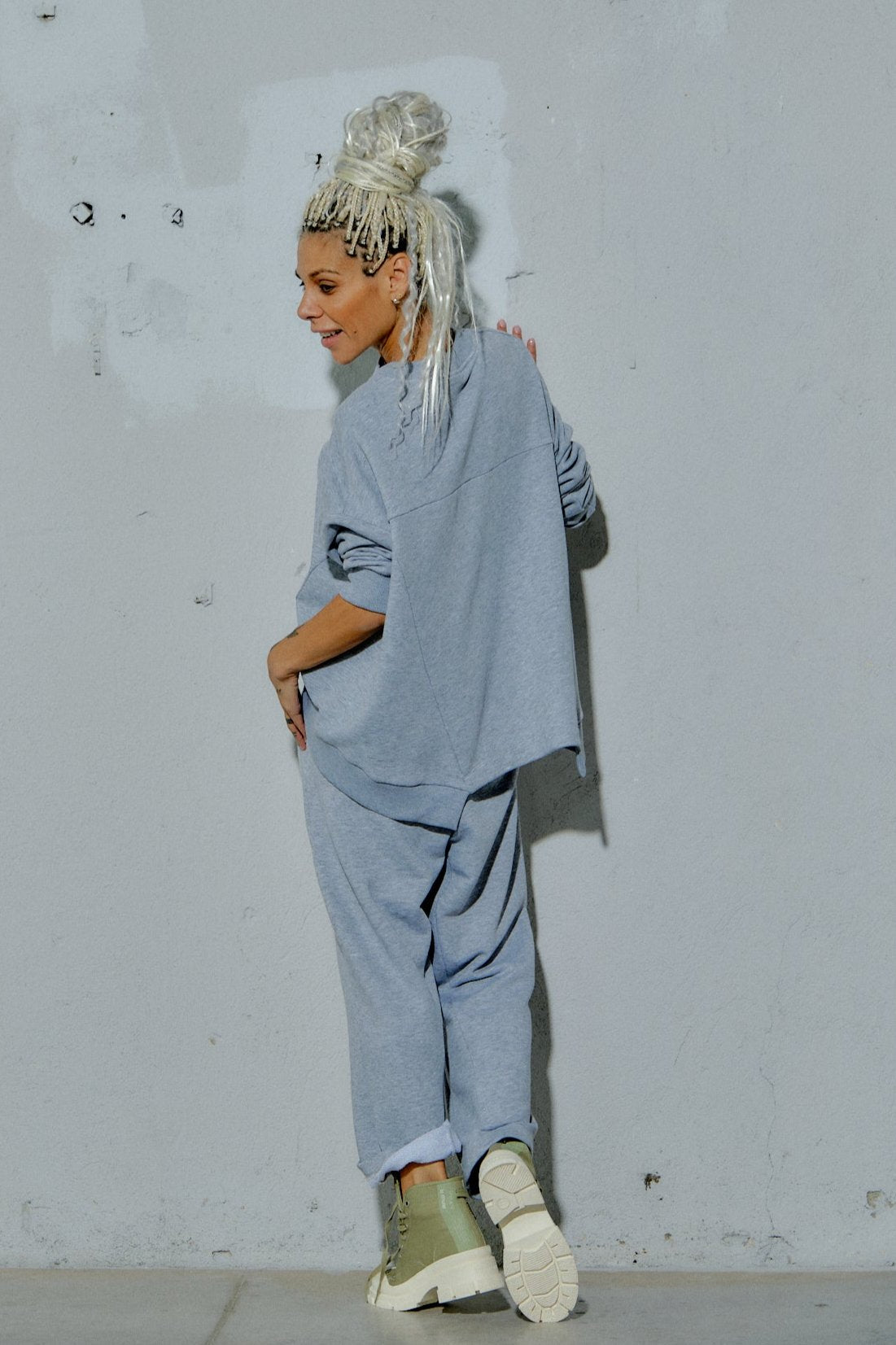 Paneled Tracksuit Set