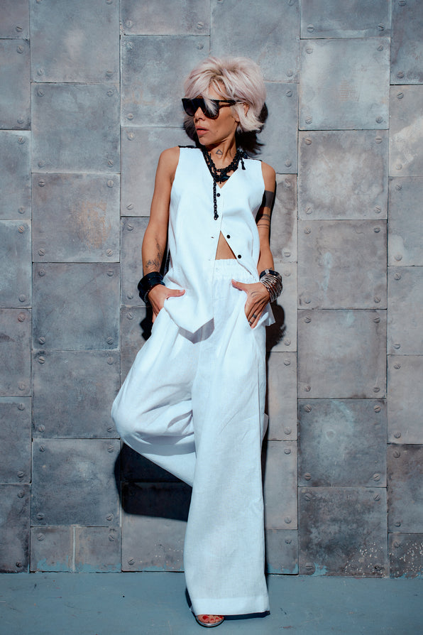 Linen & Lace Co-Ord Set