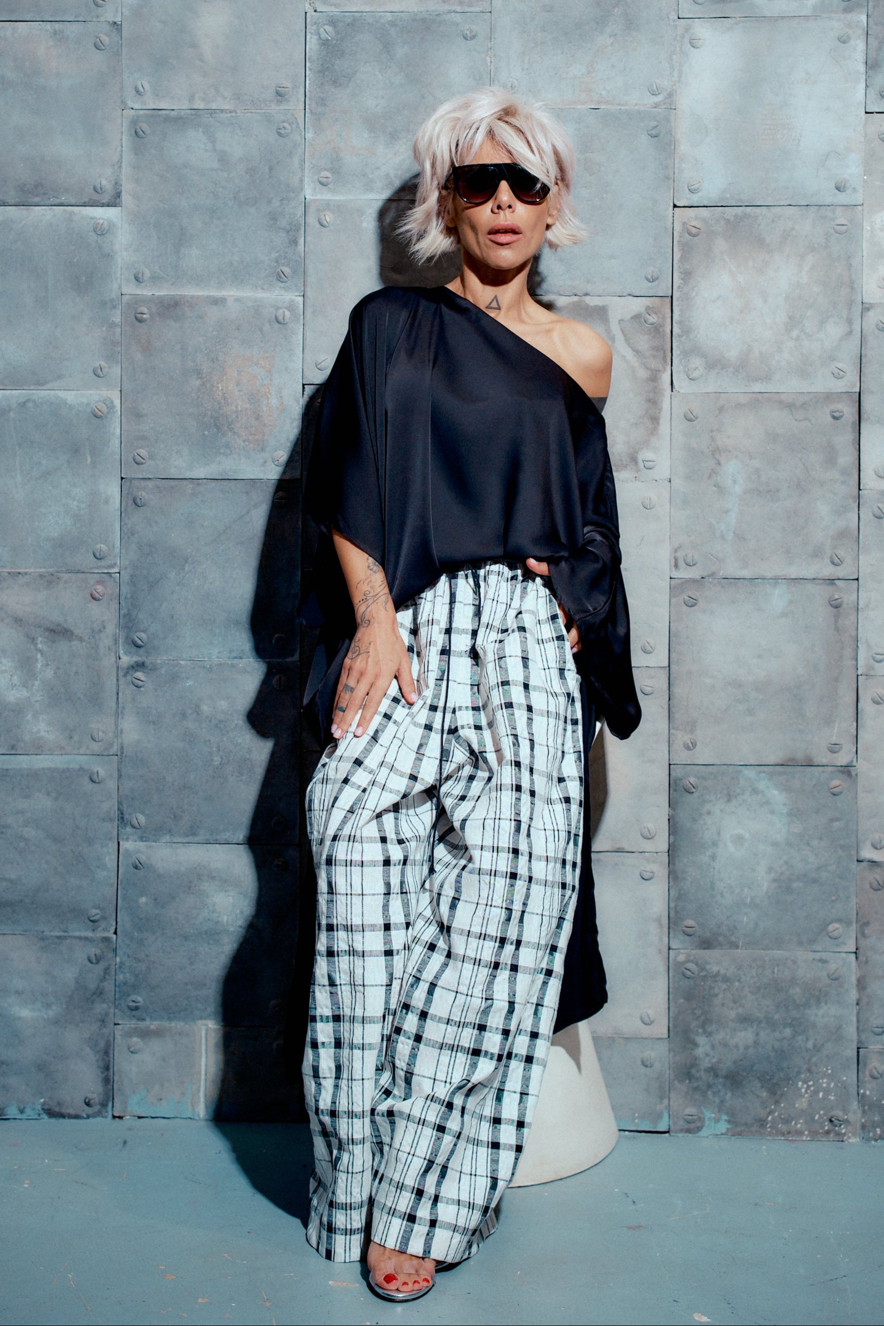 Off-The-Shoulder Maxi Tunic