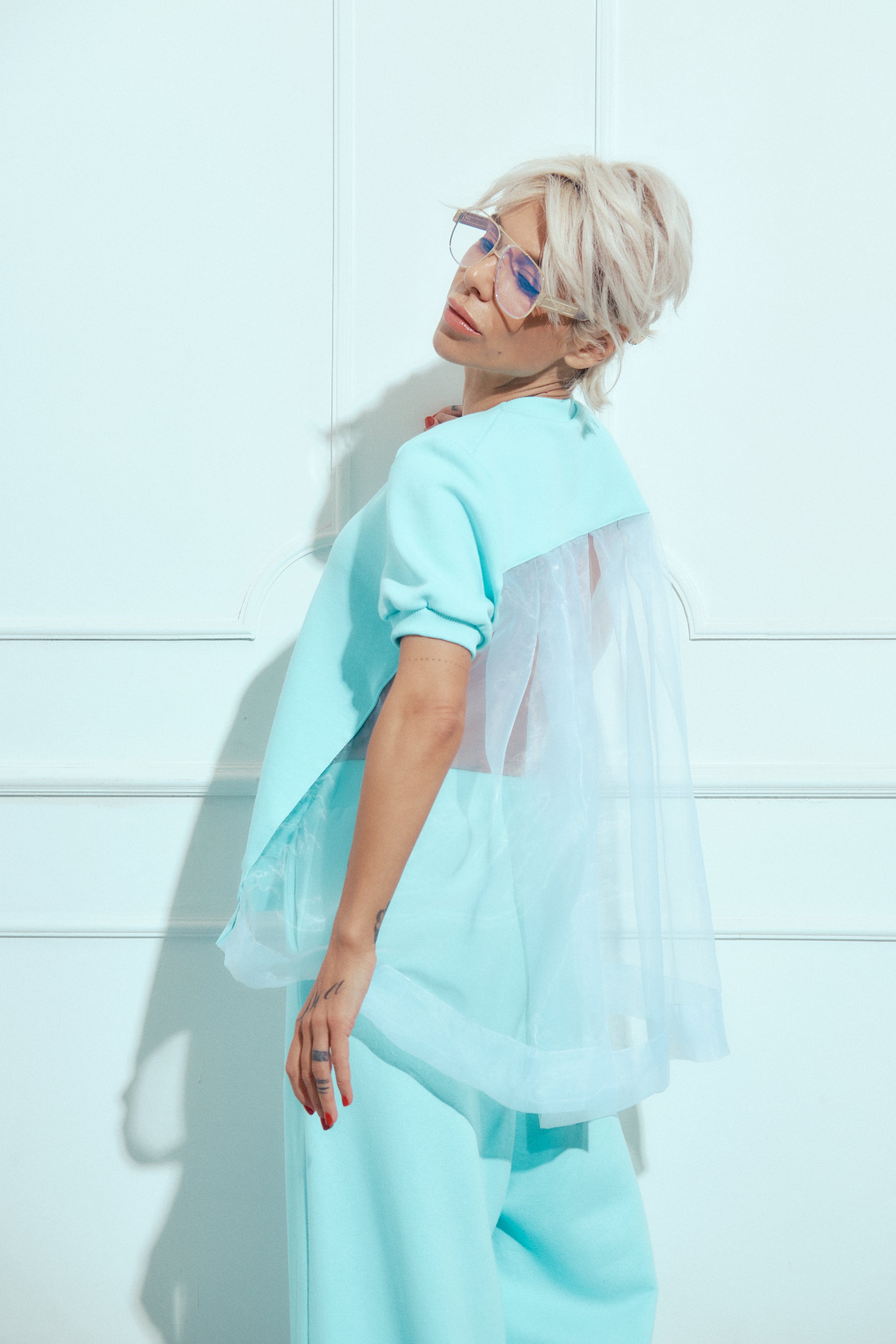 Blue Sweatsuit Co-Ord Set