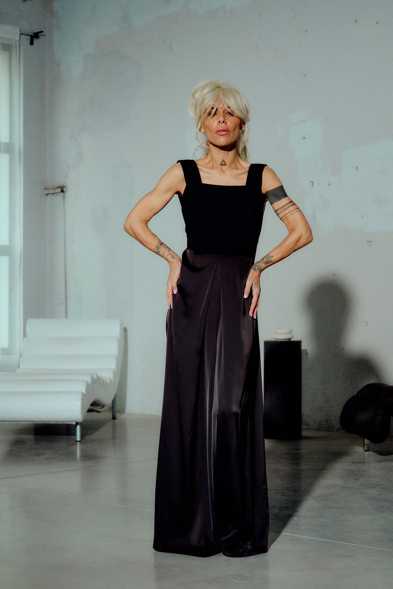 Glamorous Black Open-Back Jumpsuit