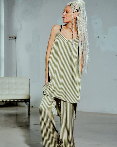 Relaxed Striped Co-Ord Set