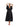 Elegant Black Puff Dress